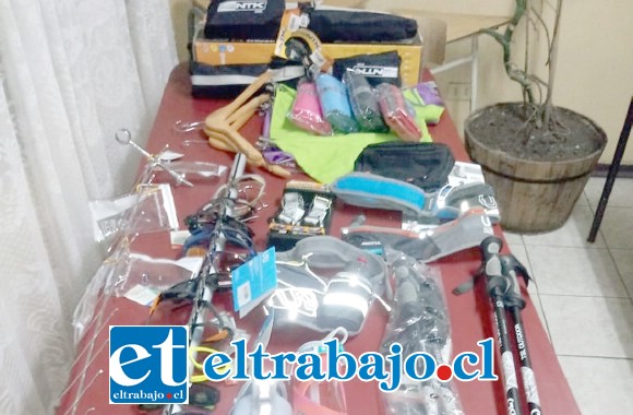Carabineros logró recuperar la totalidad de las especies, siendo detenidos cuatro sujetos que fueron procesado ante la Justicia.