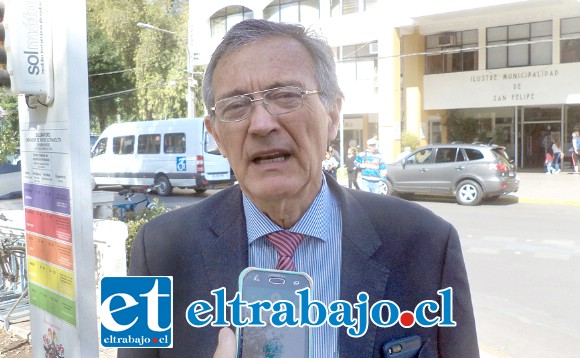 Guillermo Orellana, director de Tránsito de la Municipalidad de San Felipe.