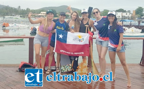 El 2018 Natali Rosas comenzó a incursionar en la disciplina de la Canoa Polinésica.
