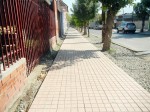 En algunos sectores, las veredas serán de baldosas Budnik, lo que ofrece a la vista de los transeúntes un diseño distinto y agradable.
