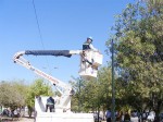 Por estos días se están realizando los trabajos de instalación de focos, mientras que la pavimentación y la siembra del pasto se realizará en los próximos días.