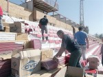 El intenso trabajo desarrollado por los funcionarios municipales permitió tener a tiempo el estadio Municipal para el partido con Universidad de Chile.