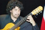 Javier Salazar, integrante del Cuarteto de Guitarra Oriente junto a los maestros Fernando Herreros, Francisco Muñoz y Nicolás.