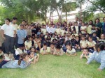 Con ‘las pilas bien puestas’ iniciaron este año escolar los estudiantes de la Escuela Heriberto Bermúdez de Algarrobal, recibieron también la Beca Pro-Niño de la Fundación Telefónica.