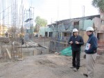 El Director de Salud, Rodrigo Infante, visitó las obras de Cesfam.