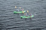 La deportista de Santa María (parte superior de la imagen), con su equipo Aventura Aconcagua, son los máximos favoritos para adjudicarse el Columbia Challenge.