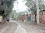 Así lucen varios sectores y pasajes de la población Ejército Libertador en Putaendo, los mismos son originados por trabajos de pavimentación en esa comuna.