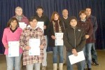 Ellos son parte de los 163 becados este año en Putaendo.