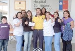 Ellos son parte de los votantes, los participantes posaron para Diario El Trabajo al lado de las dos Mayorías electorales del proceso Fenats.