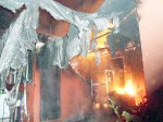 Las llamas hicieron de las suyas al interior de la vivienda de Favio Paz.
