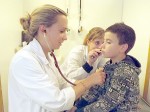 Marie Davat y Amandine  De la Porte llegarán a su país con algo más que aprendizaje secular, ellas se llevan también el cariño y agradecimiento de los pacientes que atendieron en Santa María.