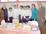 Las alumnas de cuarto año medio de la carrera de Servicios de Alimentación Colectiva del Liceo Técnico Amancay de Los Andes realizaron la muestra gastronómica.