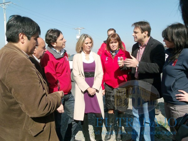 El Diputado Gaspar Rivas pidió al Ministro Golborne que con el By Pass de Rinconada no se repita lo ocurrido en Panquehue con la nueva Ruta 60 Ch.