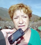 María Angélica Basualdo Vásquez, afectada.