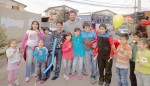 Parte de los menores que estuvieron celebrando su día, posaron para los lectores de Diario El Trabajo.