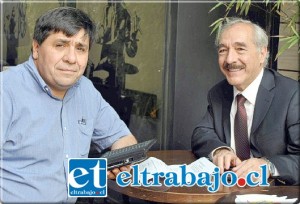 Freire y Navarro trataron importantes temas de interés para las comunas del valle, como el relleno sanitario y el tema hídrico que tanto preocupa en la zona.