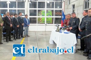 Diversas autoridades participaron de las celebraciones del aniversario Nº 104 de la Segunda Compañía de Bomberos de Llay Llay. 