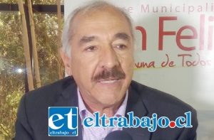 El Alcalde Patricio Freire expresó su rechazo al proyecto por el peligro que conlleva para el bienestar de los habitantes del Valle de Aconcagua.