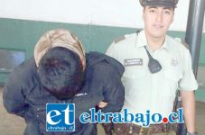 El imputado de 16 años de edad, fue detenido por Carabineros como autor de robo con intimidación, siendo trasladado hasta un centro del Sename mientras se investigan los hechos. (Foto Archivo).
