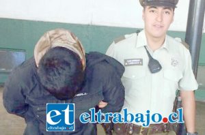 El imputado de 16 años de edad, fue detenido por Carabineros como autor de robo con intimidación, siendo trasladado hasta un centro del Sename mientras se investigan los hechos. (Foto Archivo).