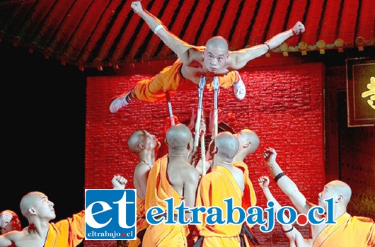 MONJES SHAOLÍN.- Aquí tenemos a los impresionantes monjes Shaolín, quienes nos visitarán en enero próximo. (Referencial)