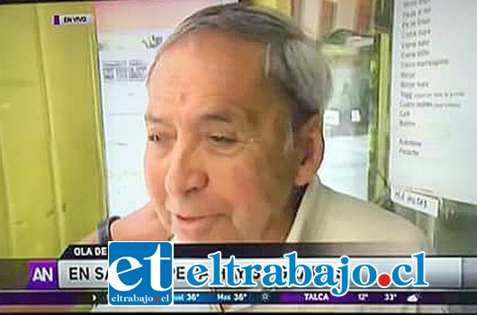 El conocido empresario Hugo Olguín, de Helados Olguín, recibió la visita de un equipo de Ahora Noticias de Mega para una nota informativa por las altas temperaturas registradas en la zona.