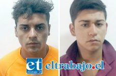 Germán Bustos Sepúlveda (23) y Byron Miranda Castro (18) provenientes de la comuna de Colina, quedaron en prisión preventiva por el delito de robo con violencia.