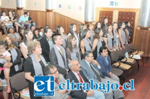 La actividad fue presidida por el decano de Humanidades y Ciencias Sociales, Marco Medina y contó con la presencia del consejero regional, Rolando Stevenson y del alcalde de San Felipe, Patricio Freire.