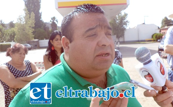 Roberto Donoso, presidente de la Junta de Vecinos del sector.