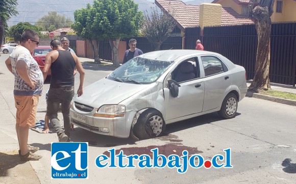 El accidente ocurrió en Calle Manuel de Lima de Villa Carmen y Dolores de San Felipe.
