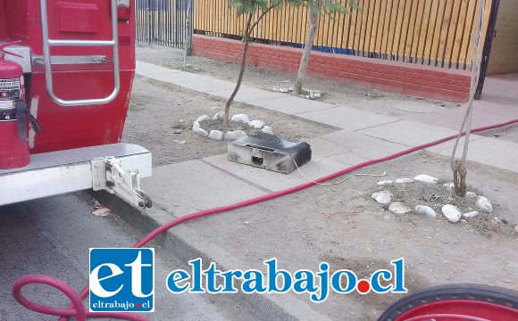 Un extractor de cocina resultó dañado.