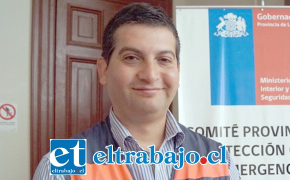 Director provincial de Emergencias, Carlos Álamos.