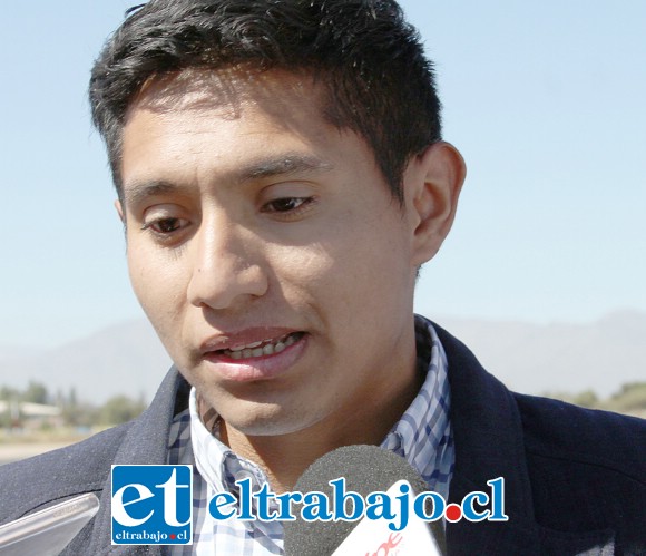 Presidente de la junta vecinal Portones del Inca, Nicolás Martínez.