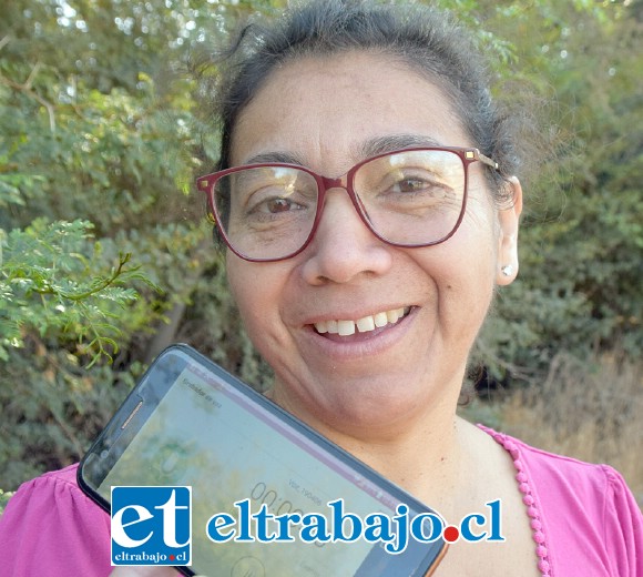 Verónica Arévalo González, presidenta de la junta vecinal de Villa Bernardo Cruz.