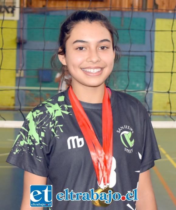 Matilda Páez, la mejor jugadora del club pero la más fiel al juego en equipo.