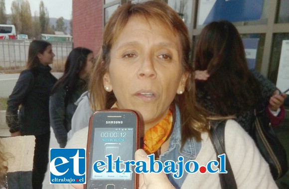 Débora Dinamarca, madre de Catalina.