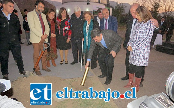 Autoridades del valle pusieron la primera piedra de lo que será el más sofisticado de todo Chile, de Latinoamérica y uno de los mejores del mundo.