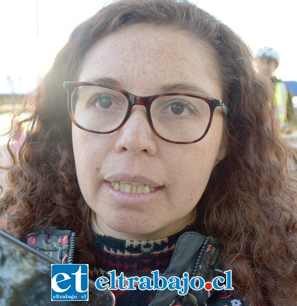 Cicely Arancibia, profesora de lenguaje de la Escuela JFK, de San Felipe.