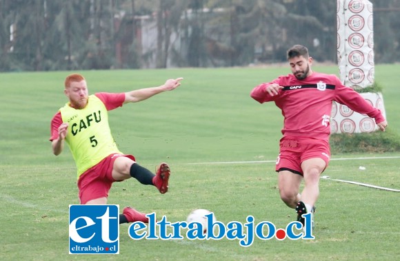 El volante de corte, Leandro Fioravanti (5) ya está en condiciones de ser considerado para el duelo ante Coquimbo Unido.