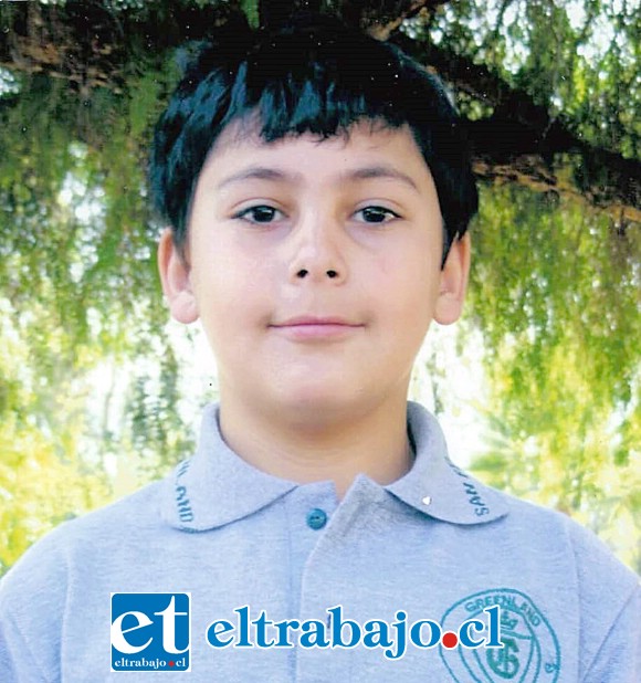 Guido Cabello López cuando tenía 8 años de edad.