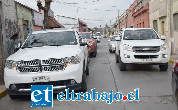 NUEVO ORDEN VIAL.- Así luce Calle Freire en la actualidad, veremos cómo estará a partir del amanecer del sábado.