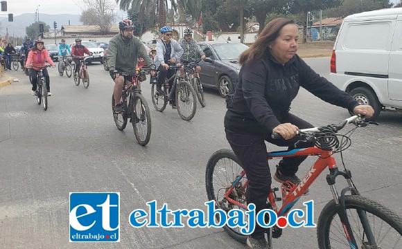 No importó la edad, niños y grandes disfrutaron del paseo, dejando claro que estas ciclovías sí son necesarias.