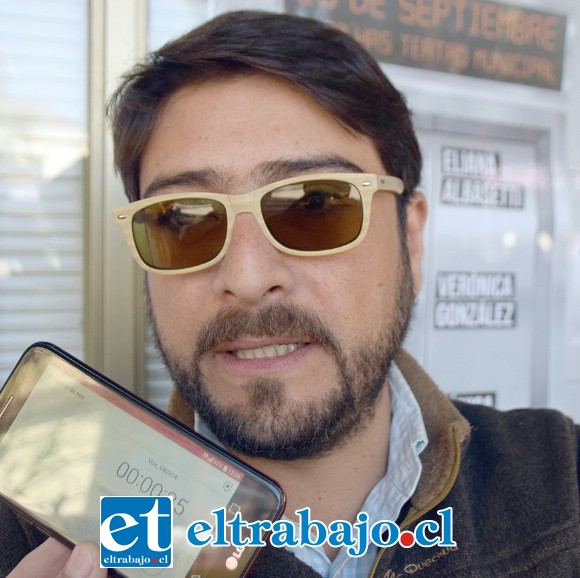 Encargado de Cultura, Ricardo Ruiz Herrera.