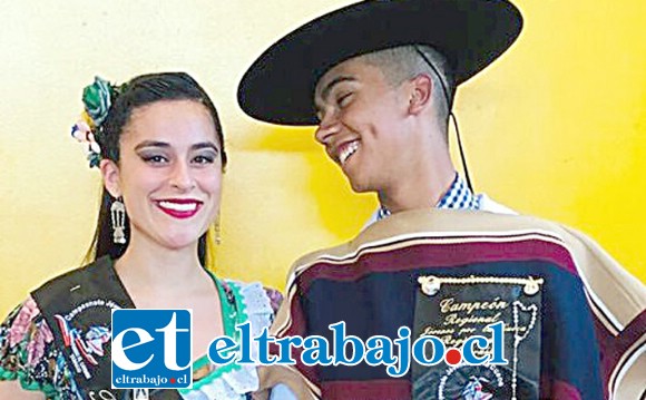 Daniela y Vicente, actuales campeones regionales 2018.