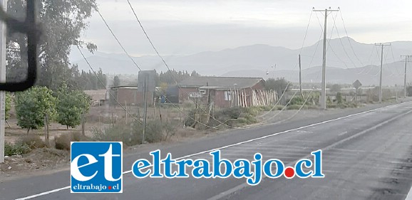 En este estado quedaron los cables del tendido eléctrico tras las manifestaciones producidas en Panquehue.