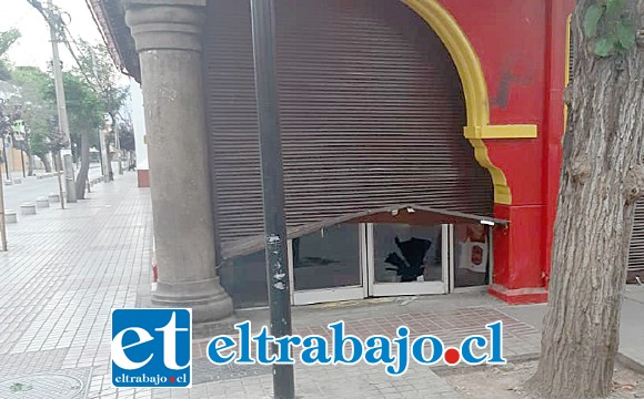 Un intento de saqueo se produjo este miércoles en la Carnicería Venezia ubicada en la esquina de calle Portus con Prat en San Felipe.