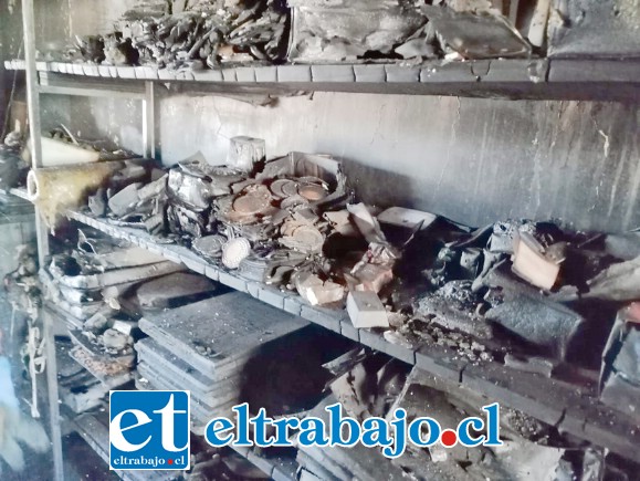 SIN PALABRAS.- Las cámaras de Diario El Trabajo muestran acá la devastadora escena,