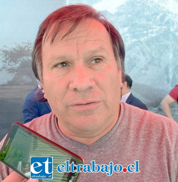 Manuel Carvallo, presidente del Consejo Superior de Taxis Colectivos de San Felipe.