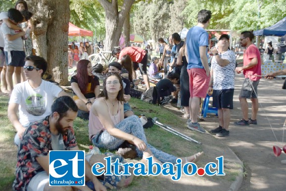 RECREATIVO FIN DE SEMANA.- Esta es la segunda oportunidad que se realiza este festival, y no se descarta una tercera jornada.