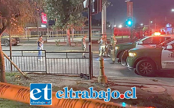 Los hechos ocurrieron en calle Hermanos Carrera esquina Encón de San Felipe.